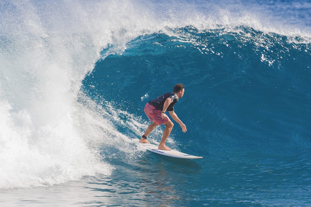 Surf nas Maldivas